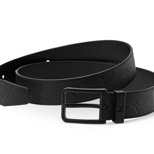 Pont Neuf Taurillon Monogram 35mm Belt in Men's Accessories Belts collections by Louis Vuitton (Product zoom)