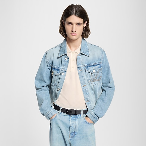 Pont Neuf Taurillon Monogram 35mm Belt in Men's Accessories Belts collections by Louis Vuitton (Product zoom)