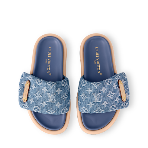 Pool Pillow Flat Comfort Mule in Women's Shoes Mules and Slides collections by Louis Vuitton (Product zoom)