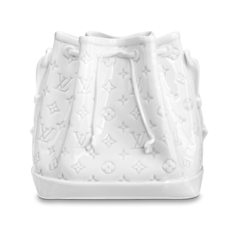 Porcelain Vase Noé BB Monogram Canvas in Trunks, Travel and Home's Highlights Art of Living Campaign collections by Louis Vuitton (Product zoom)