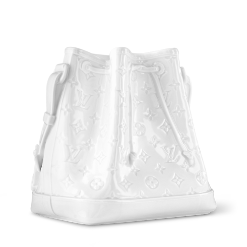 Porcelain Vase Noé BB Monogram Canvas in Trunks, Travel and Home's Highlights Art of Living Campaign collections by Louis Vuitton (Product zoom)