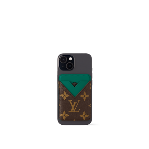 Porte-Cartes Magnet Monogram Macassar Canvas in Trunks, Travel and Home's High-Tech Objects and Accessories Smartphone Accessories collections by Louis Vuitton (Product zoom)