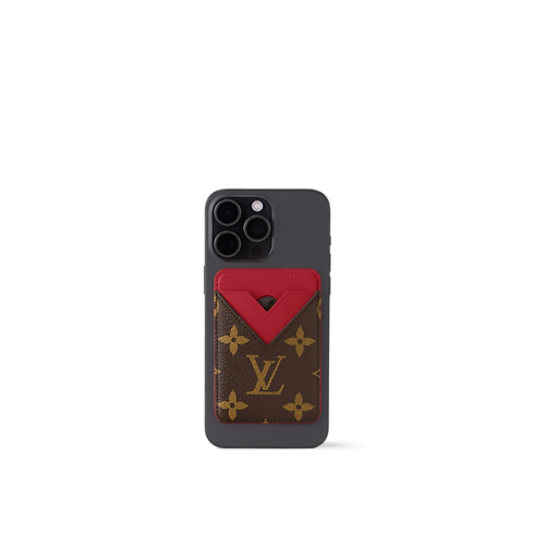 Porte-Cartes Magnet Monogram Macassar Canvas in Trunks, Travel and Home's High-Tech Objects and Accessories Smartphone Accessories collections by Louis Vuitton (Product zoom)