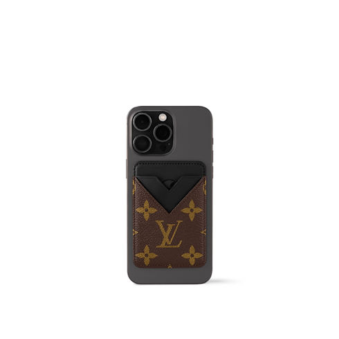 Porte-Cartes Magnet Monogram Macassar Canvas in Trunks, Travel and Home's High-Tech Objects and Accessories Smartphone Accessories collections by Louis Vuitton (Product zoom)