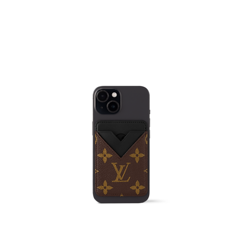 Porte-Cartes Magnet Monogram Macassar Canvas in Trunks, Travel and Home's High-Tech Objects and Accessories Smartphone Accessories collections by Louis Vuitton (Product zoom)