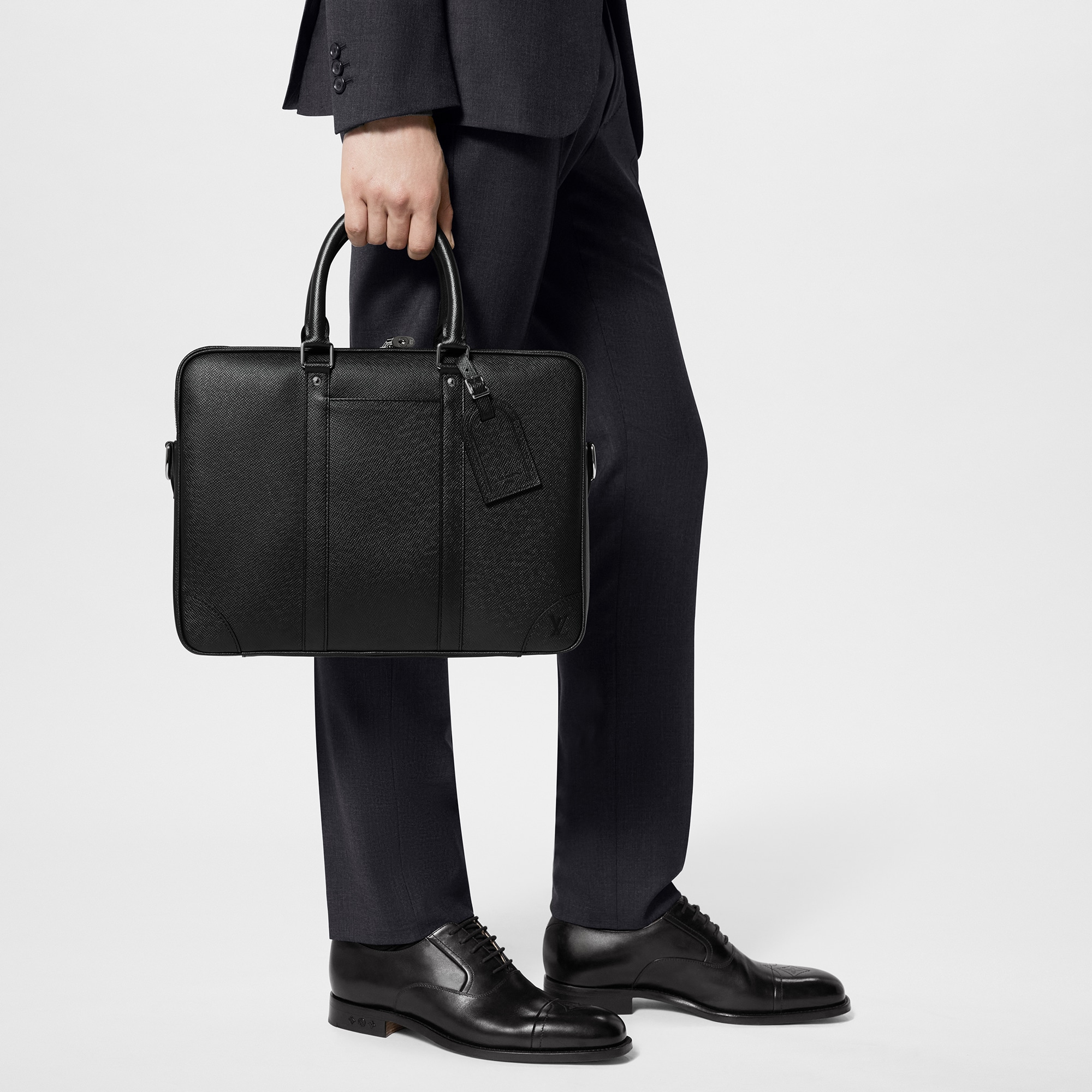Porte-Documents Voyage PM Attaché Case Taiga Leather in Men