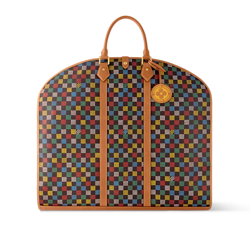 Porte Habits Damier Ebene Canvas in Men's Travel Softsided Luggage and Duffle Bags collections by Louis Vuitton (Product zoom)