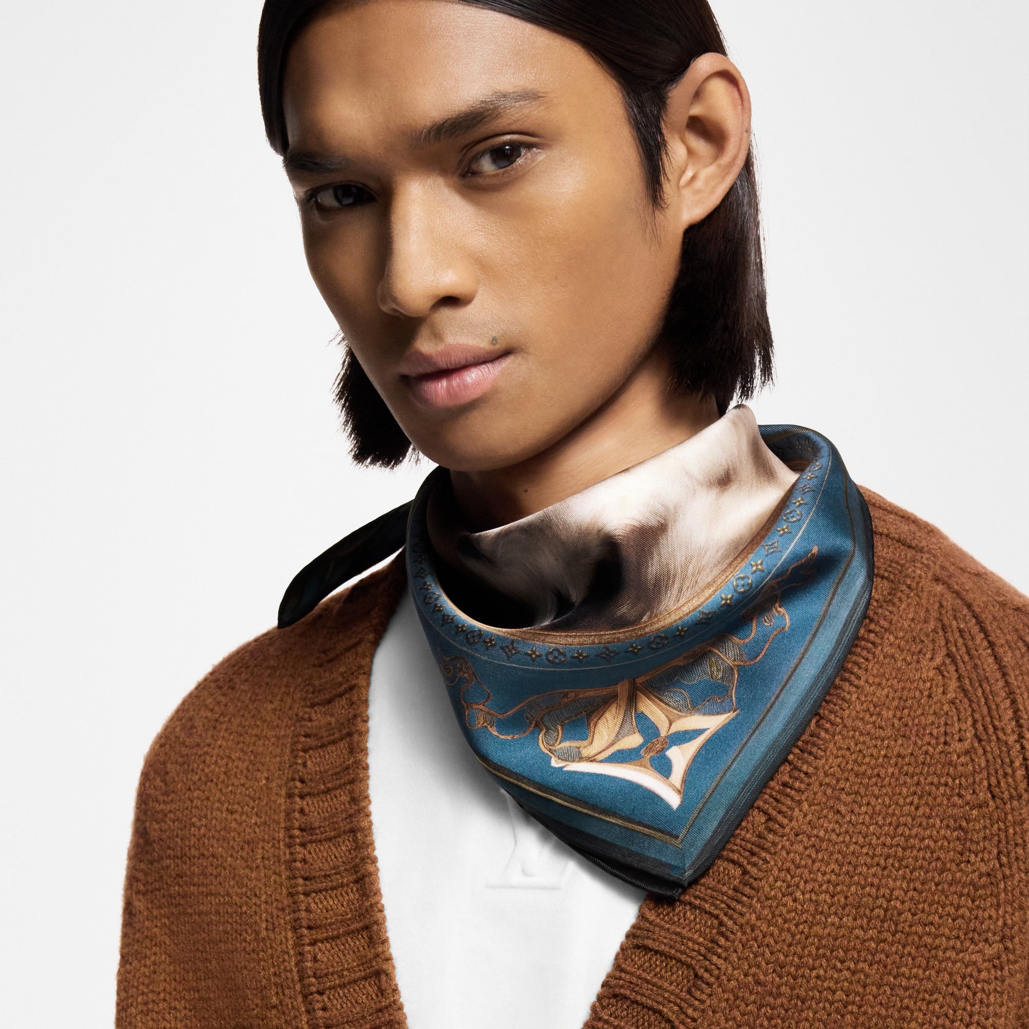 Portrait of a Dog Bandana S00 in Men