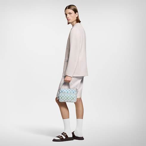 Preppy Collarless Wool Jacket in Men's Ready-to-Wear Outerwear and Coats collections by Louis Vuitton (Product zoom)