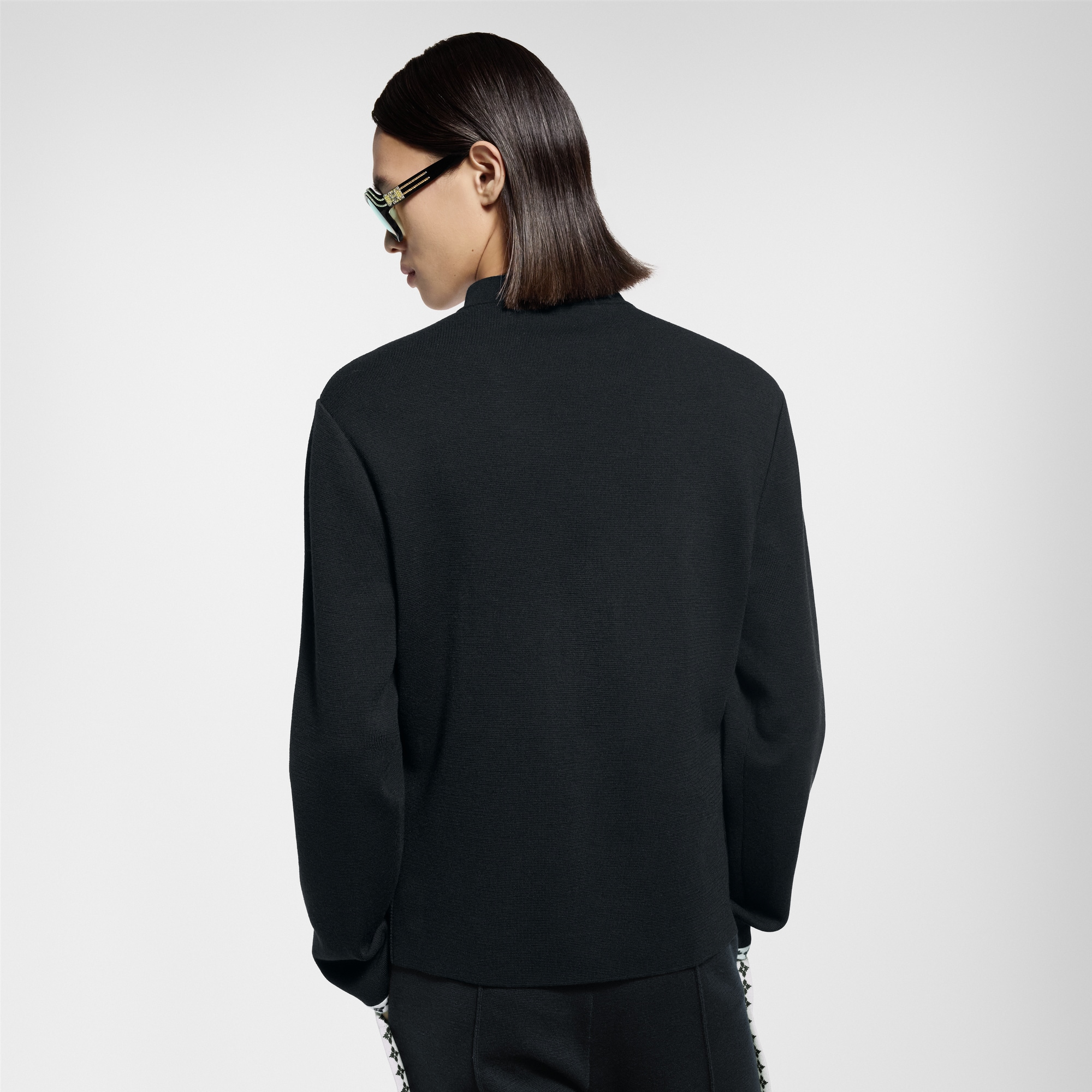 Preppy Knitted Wool Blazer  in New
