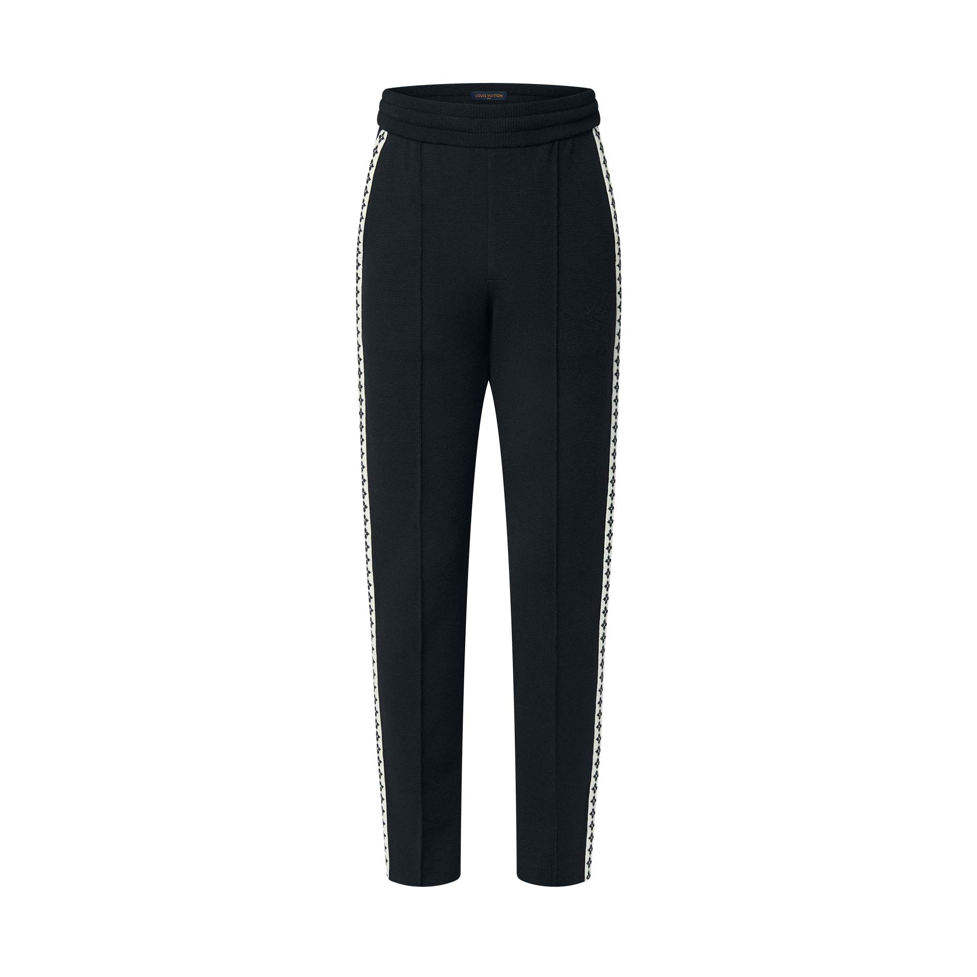Preppy Knitted Wool Trousers  in Men