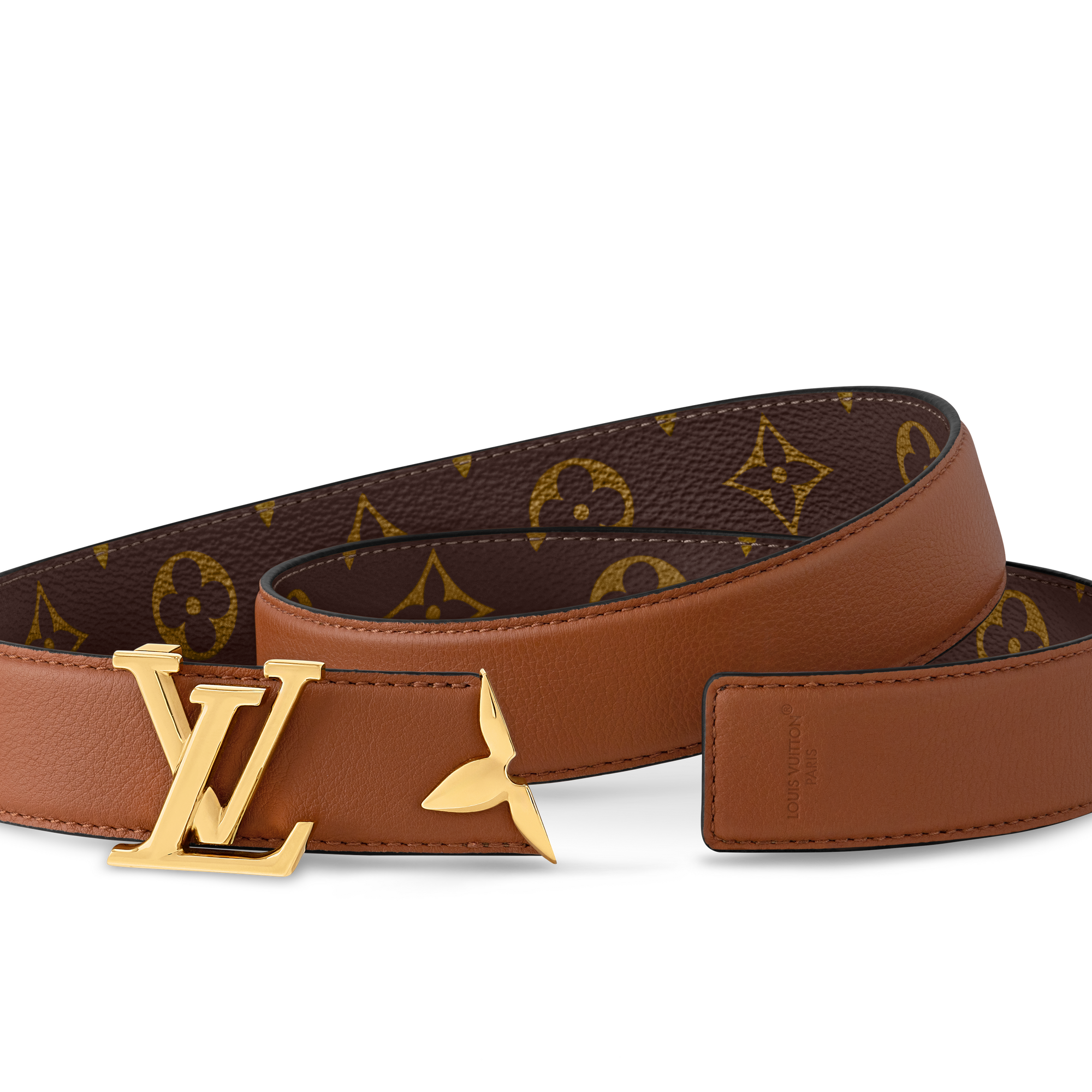 Pretty LV 30mm Reversible Belt Monogram Canvas in Women