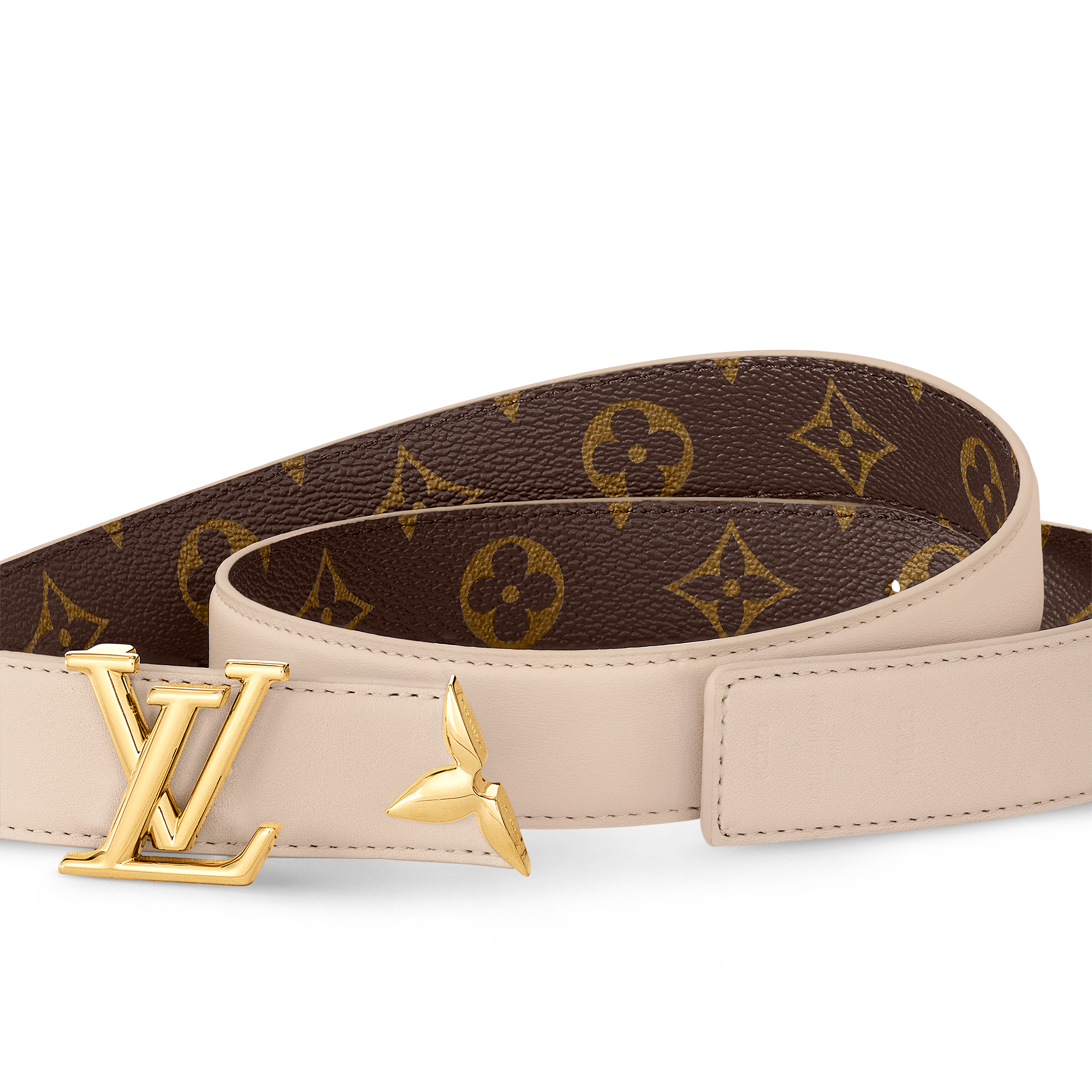 Pretty LV 30mm Reversible Belt Monogram Canvas in Women