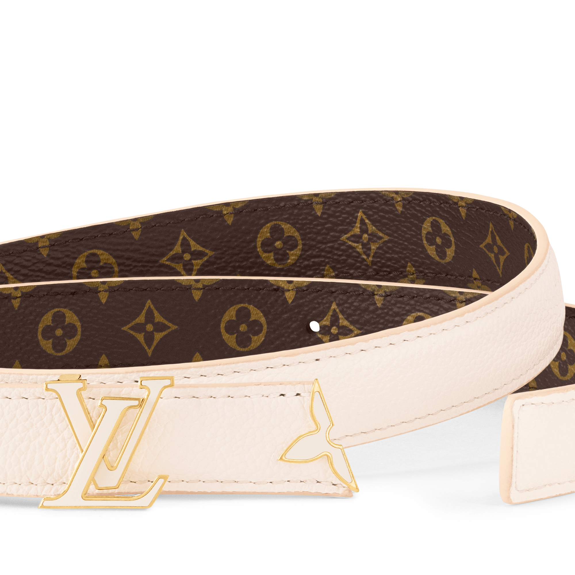 Pretty LV Enamel 20mm Reversible Belt Monogram Canvas in Women