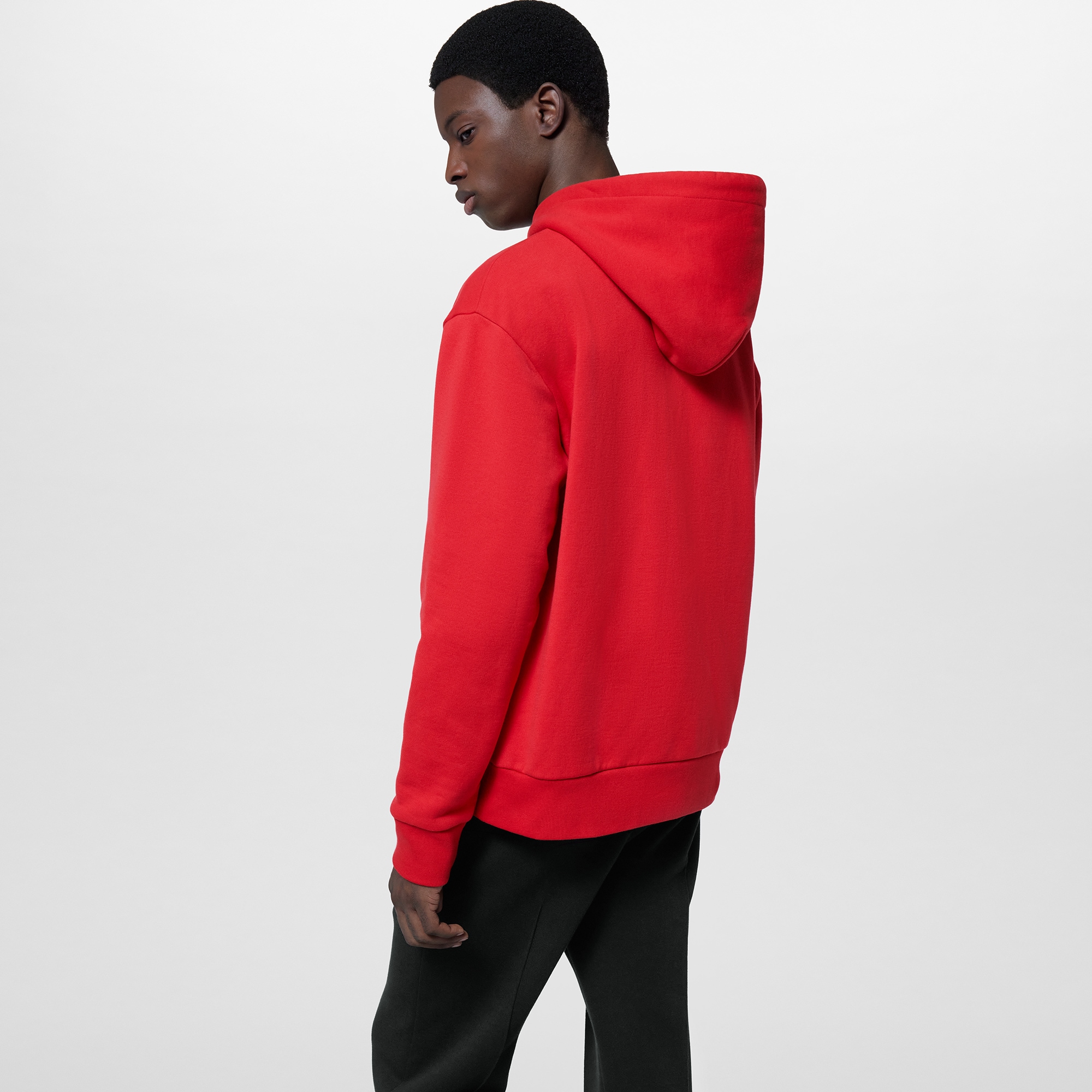 Supreme Sweatshirt Red Lv Hoodie Vuitton Box Logo Hoodie Red