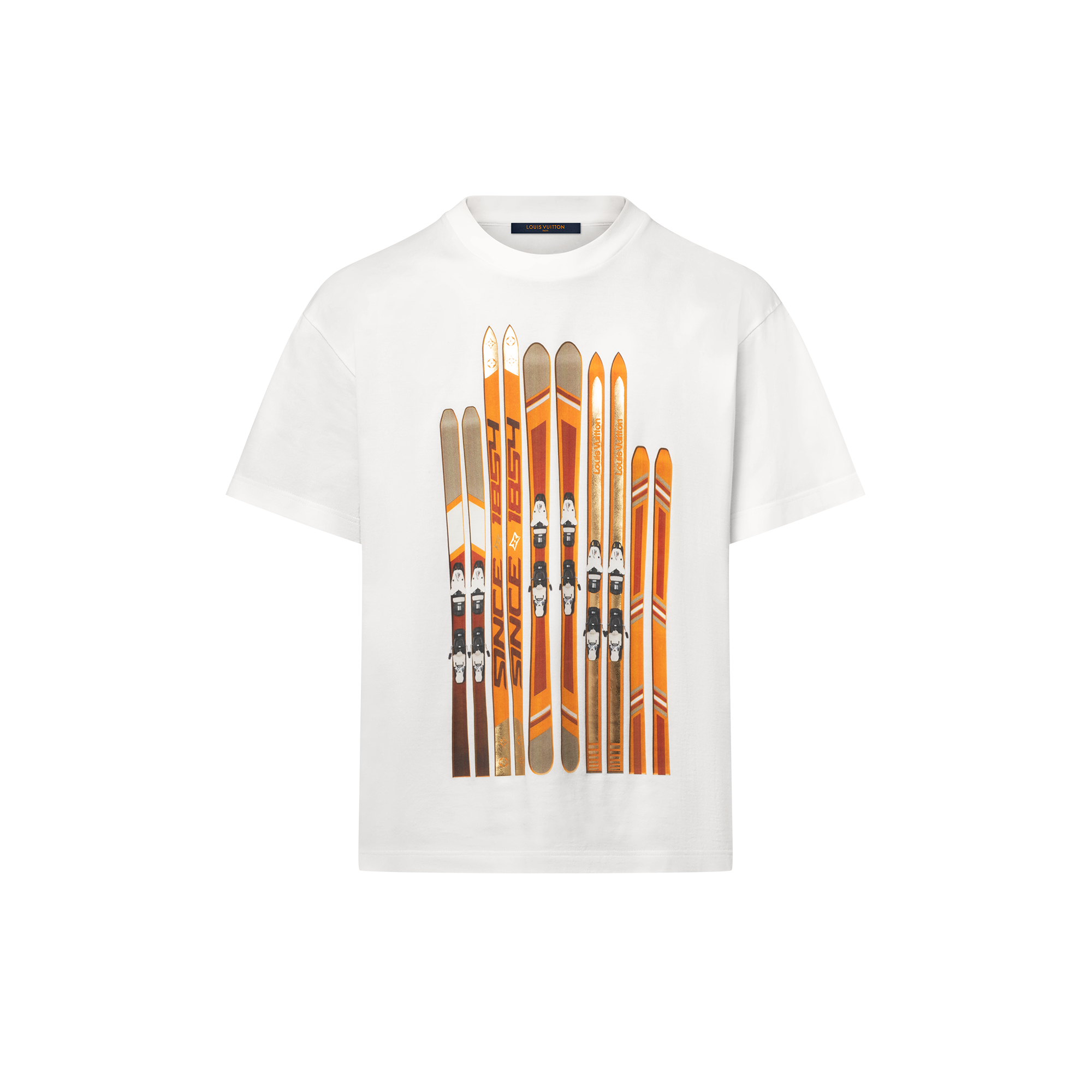 Printed Cotton T-Shirt  in Men
