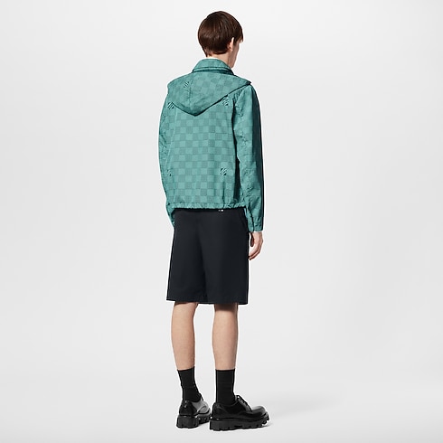Printed Nylon Hooded Windbreaker in Men's Ready-to-Wear Outerwear and Coats collections by Louis Vuitton (Product zoom)