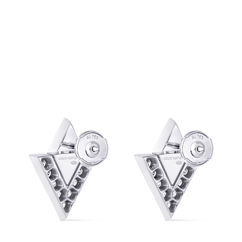 Pure V Earrings, White Gold and Diamonds in Jewellery's Categories Earrings collections by Louis Vuitton (Product zoom)