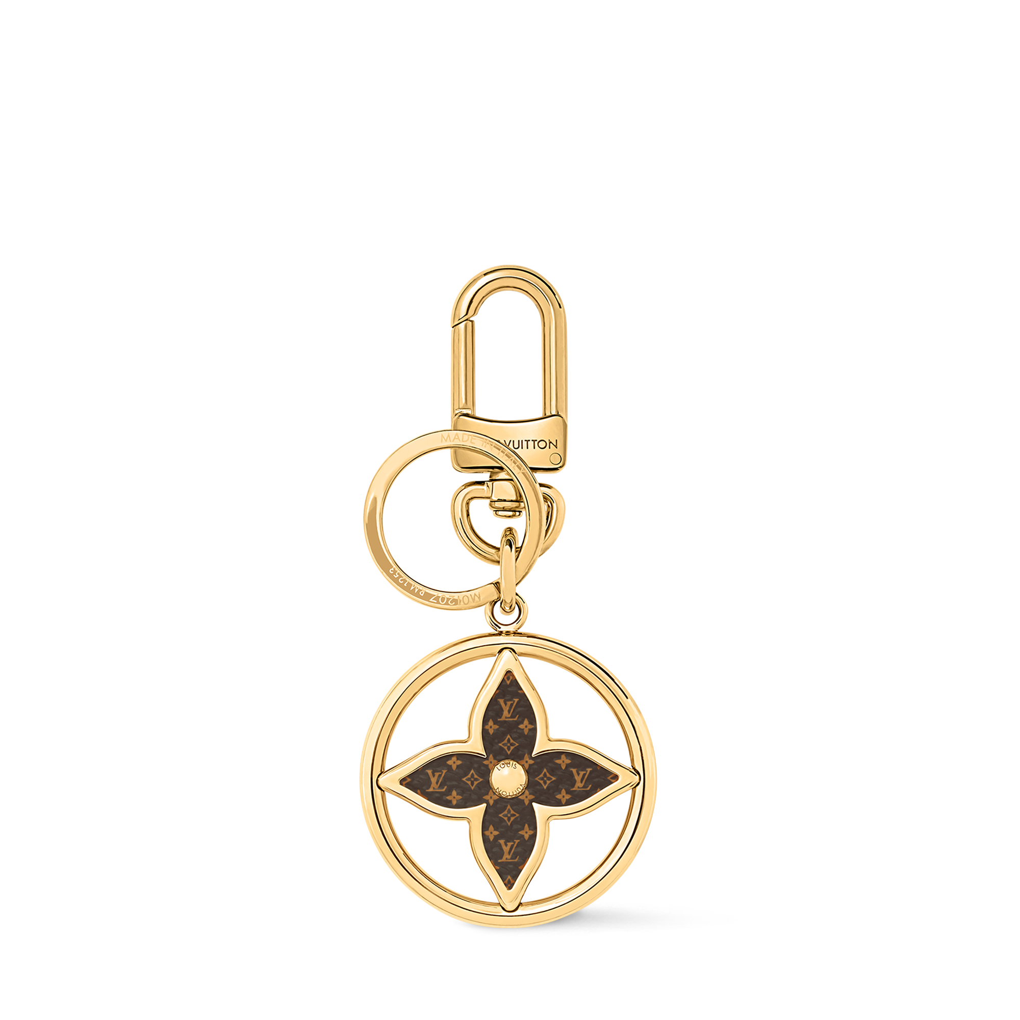 Puzzle Flower Monogram Key Ring S00 in Women