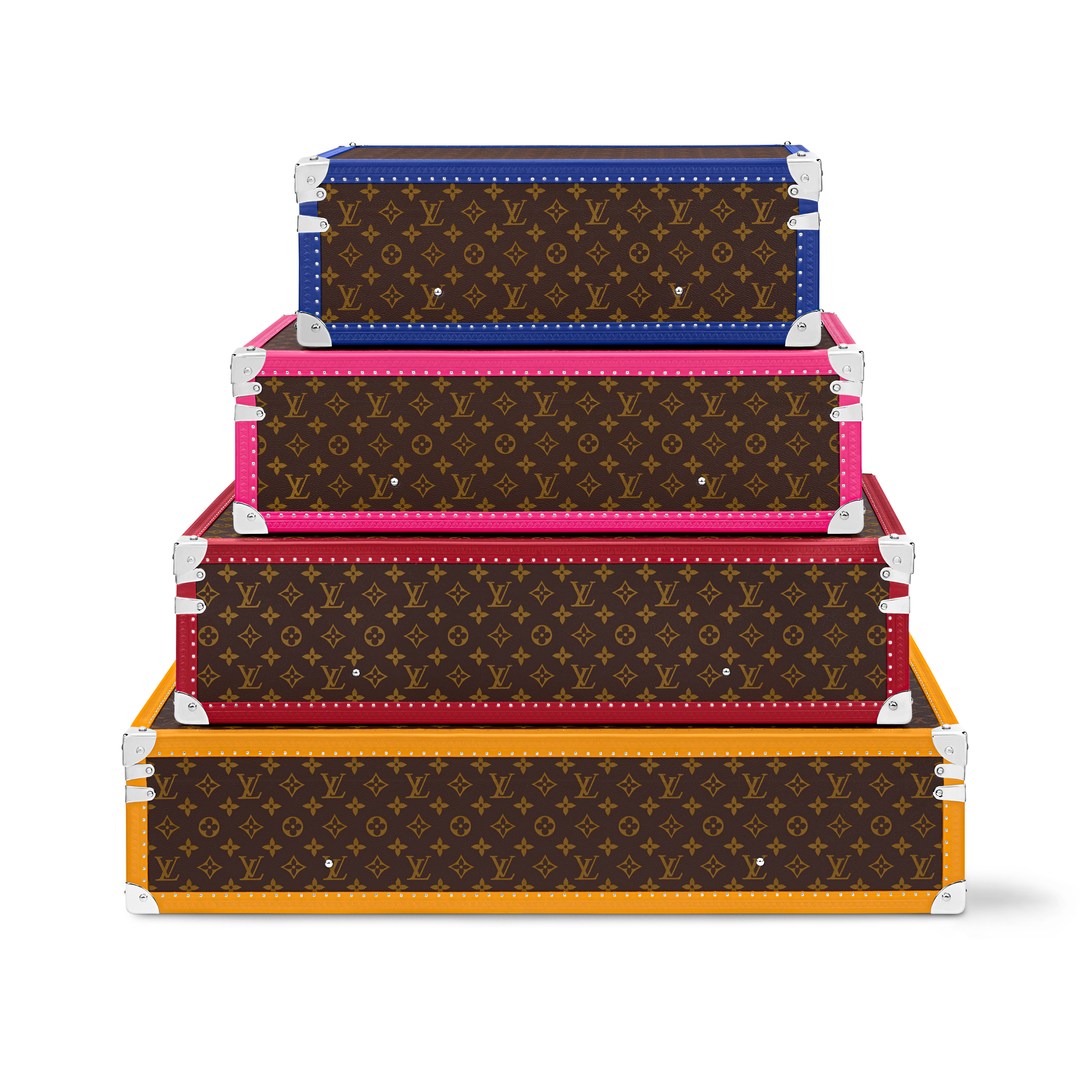 Pyramide Bisten 50 - 80 Monogram Macassar Canvas in Trunks, Travel and Home