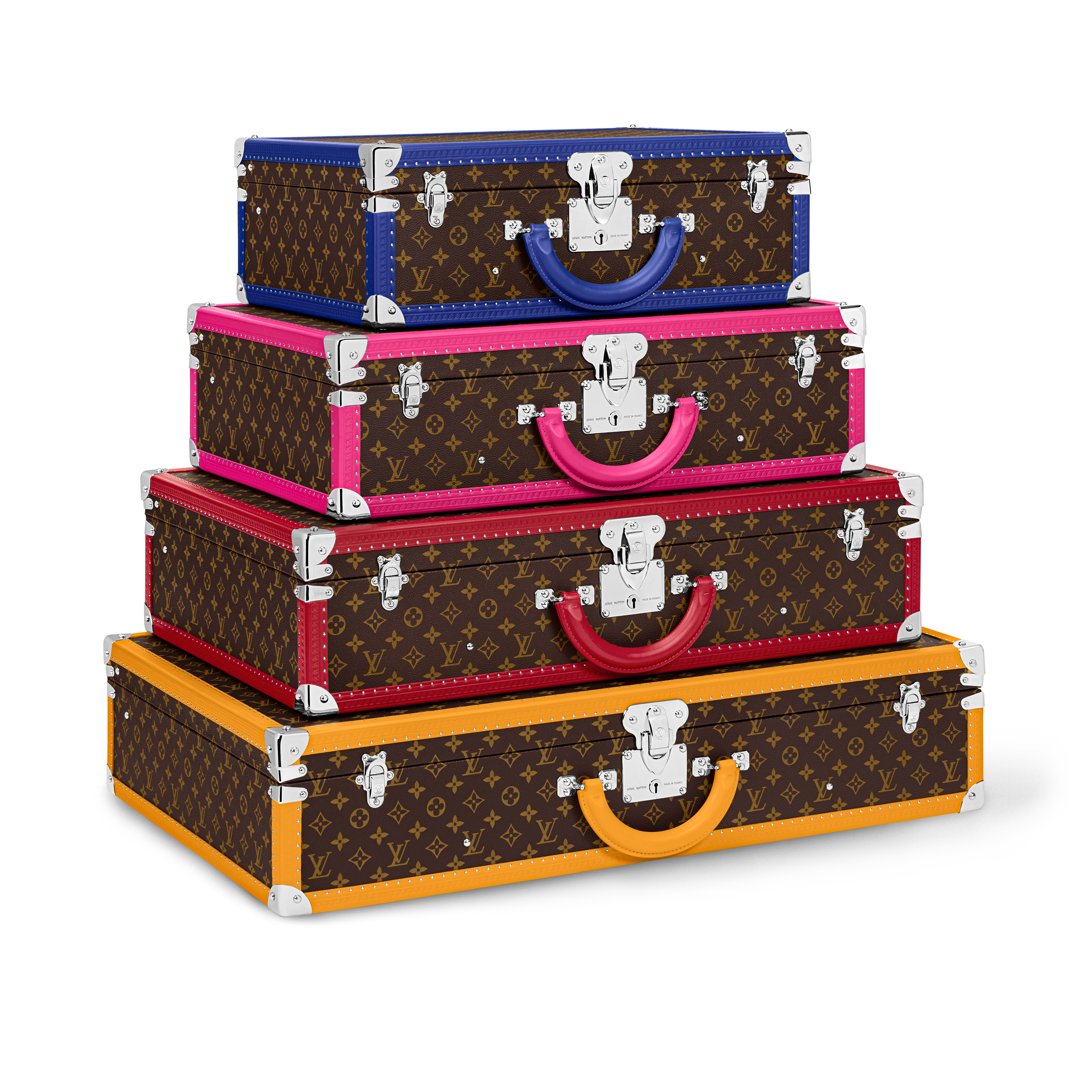 Pyramide Bisten 50 - 80 Monogram Macassar Canvas in Trunks, Travel and Home