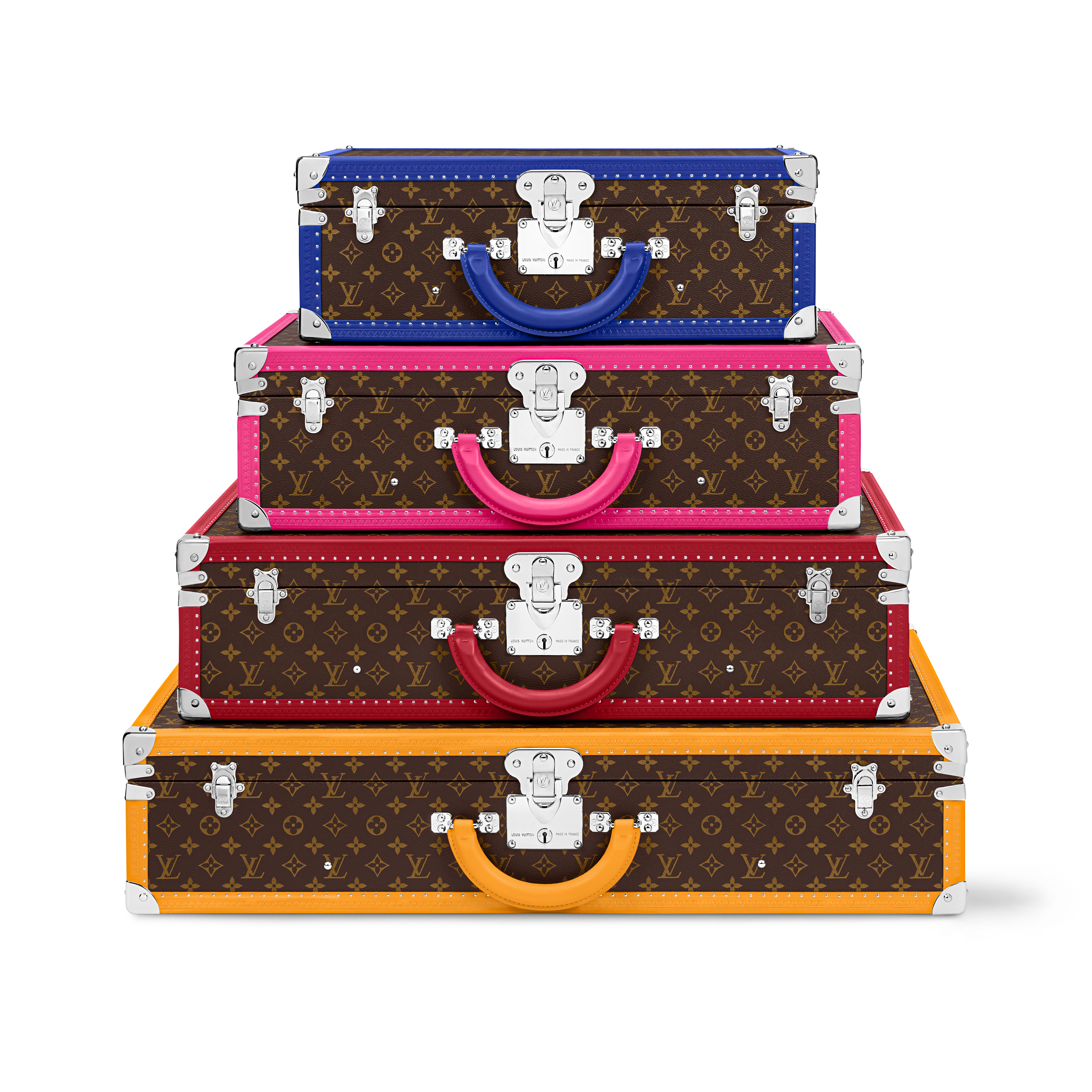 Pyramide Bisten 50 - 80 Monogram Macassar Canvas in Trunks, Travel and Home