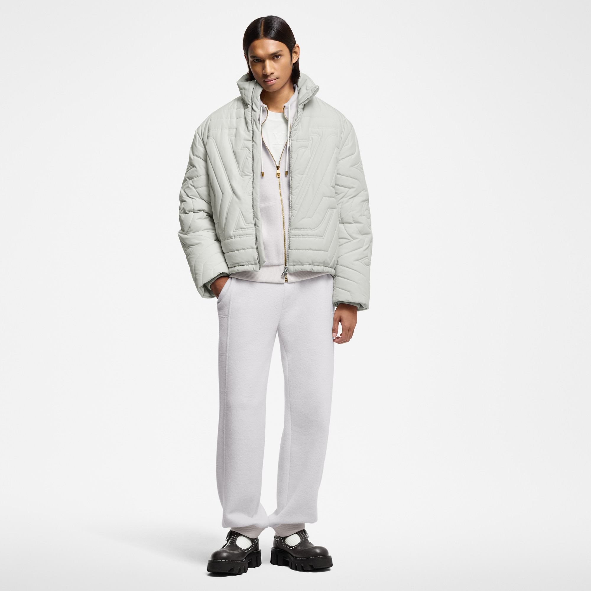 Quilted Technical Blouson  in Men