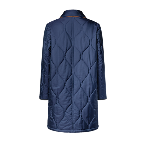 Quilted Workwear Coat back view