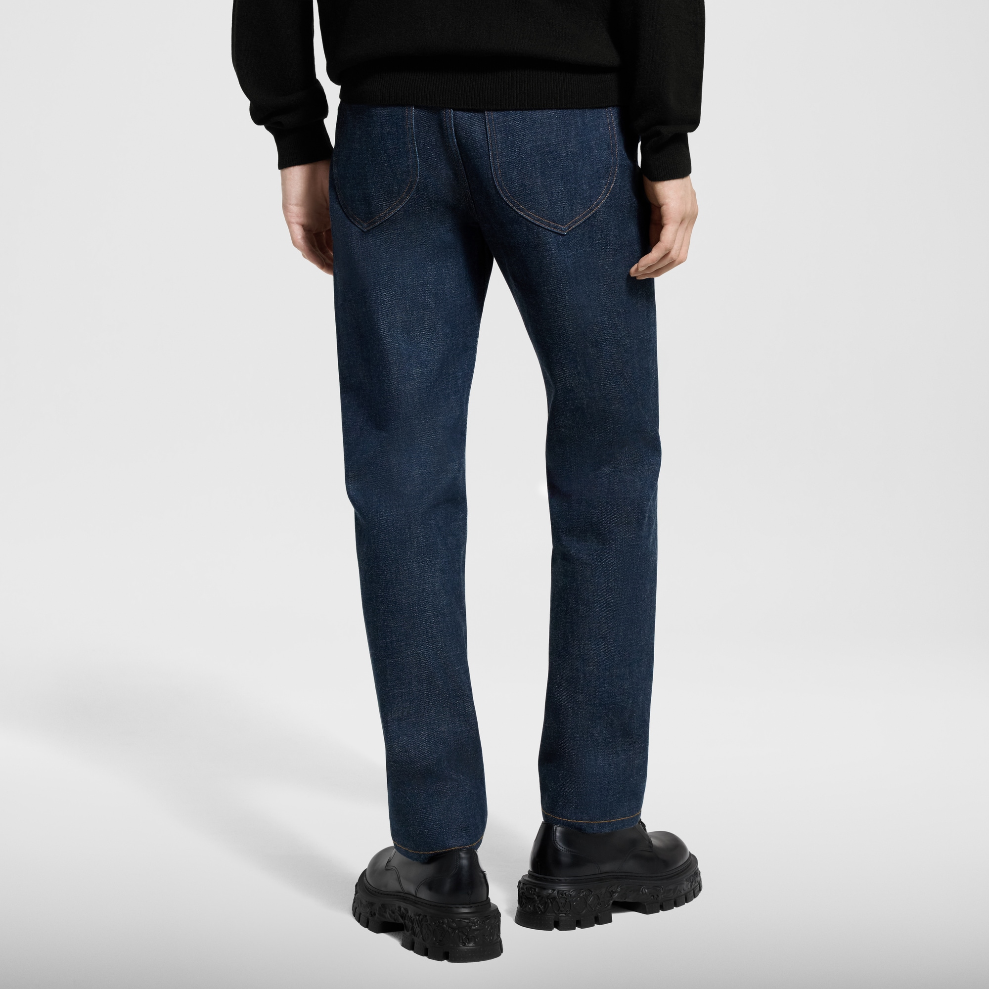 Regular Denim Trousers  in Men