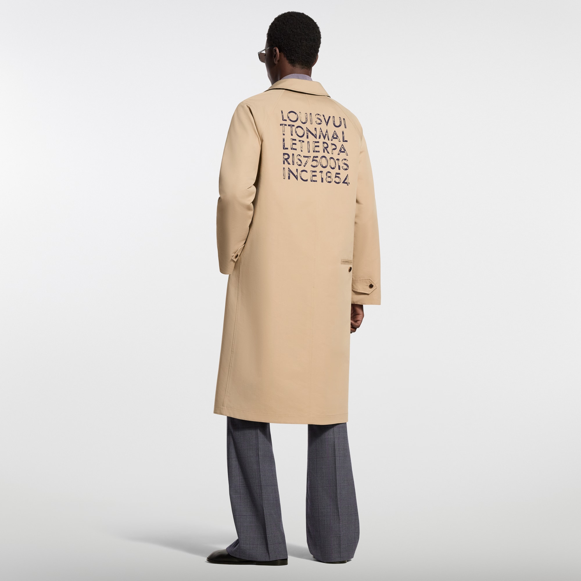 マ*ブ様 お値下げLOUIS VUITTONカシミヤ100%ロングコートダークブ マ 