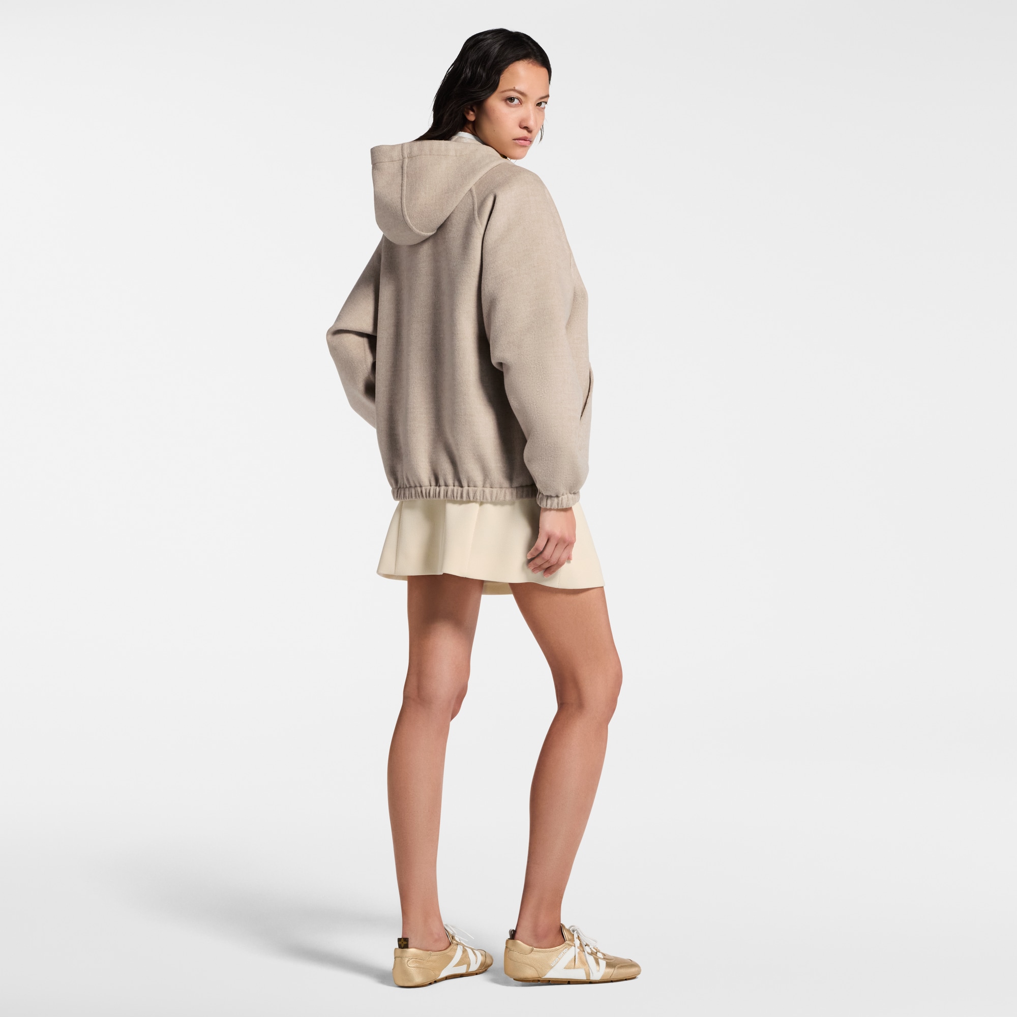 Reversible Double Face Zip-Up Jacket  in Women