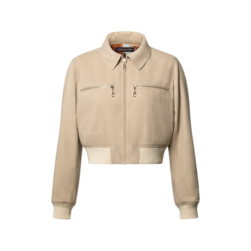 Reversible Flannel Bomber Jacket in Women's Ready-to-Wear Coats and Jackets collections by Louis Vuitton (Product zoom)
