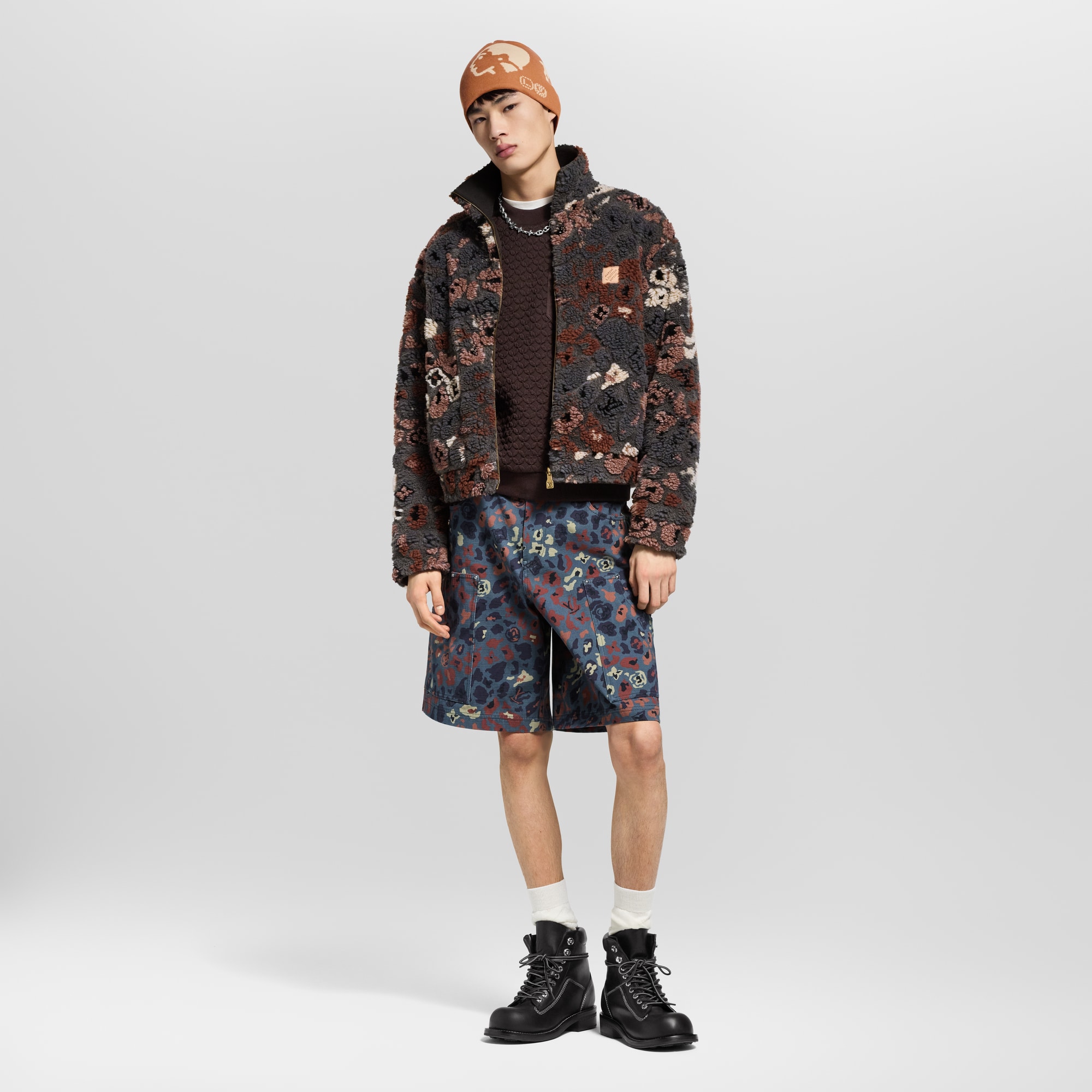 Reversible Fleece Blouson  in Men