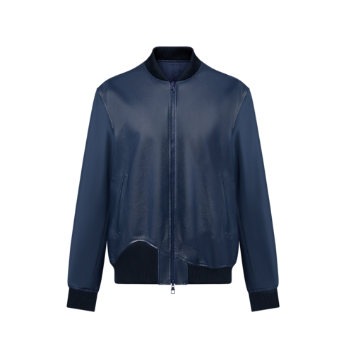 Reversible Leather Nylon Blouson in Men's Ready-to-Wear Outerwear and Coats collections by Louis Vuitton (Product zoom)