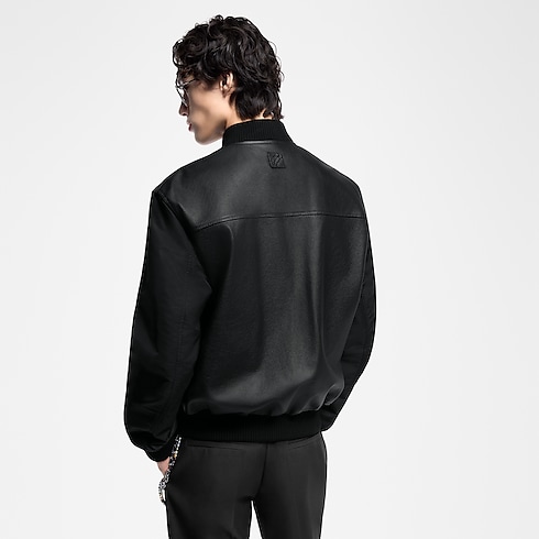 Reversible Leather Nylon Jacket in Men's Ready-to-Wear Outerwear and Coats collections by Louis Vuitton (Product zoom)