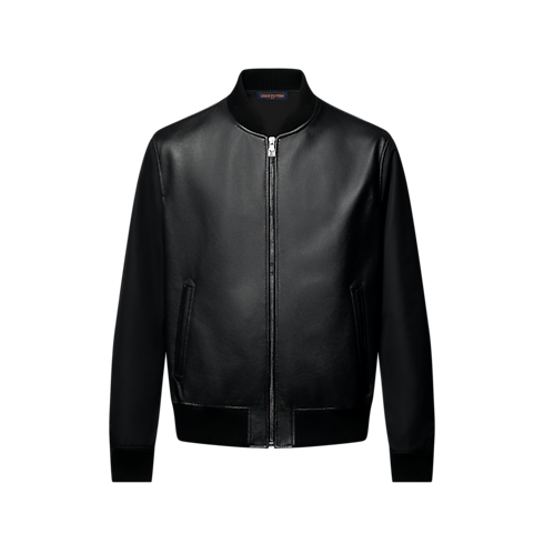 Reversible Leather Nylon Jacket in Men's Ready-to-Wear Outerwear and Coats collections by Louis Vuitton (Product zoom)
