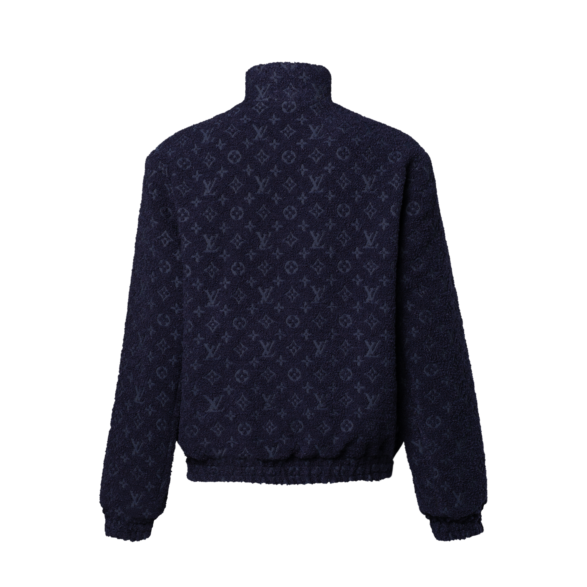 Reversible Monogram Fleece Bomber  in Men