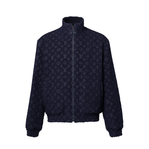 Reversible Monogram Fleece Bomber in Men's Ready-to-Wear Outerwear and Coats collections by Louis Vuitton (Product zoom)