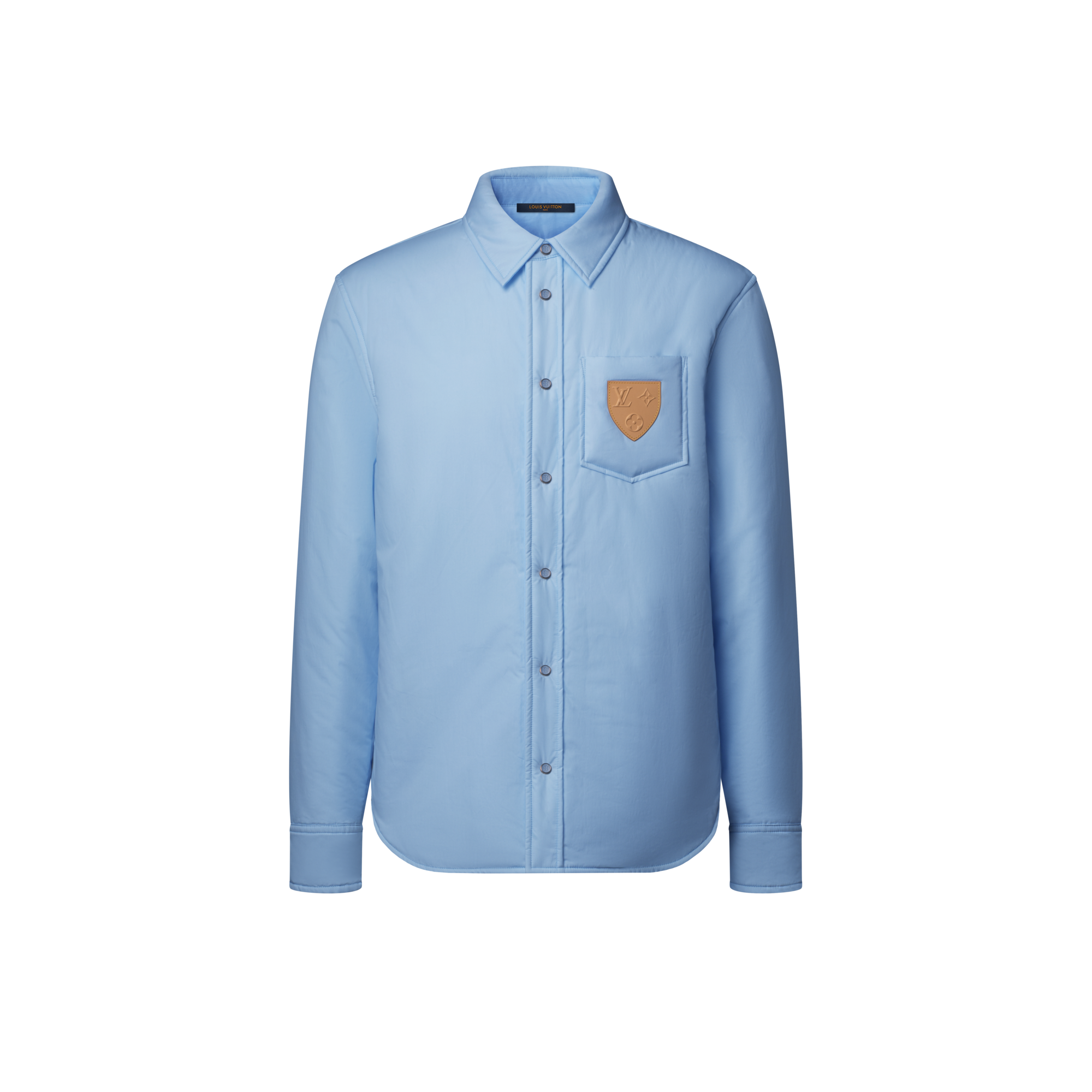 Reversible Padded Long-Sleeved Overshirt  in Men