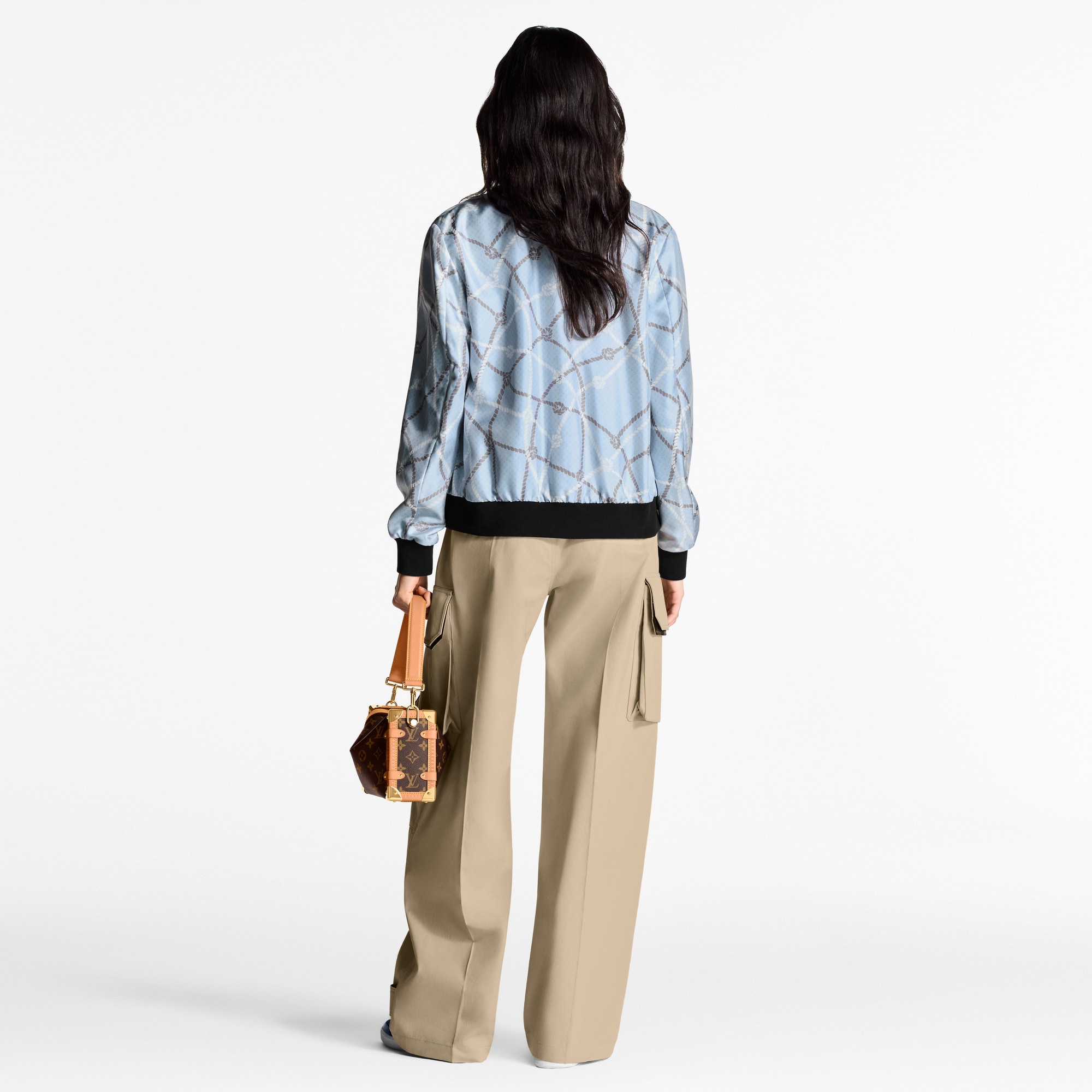 Reversible Rope Bomber Jacket   in Women