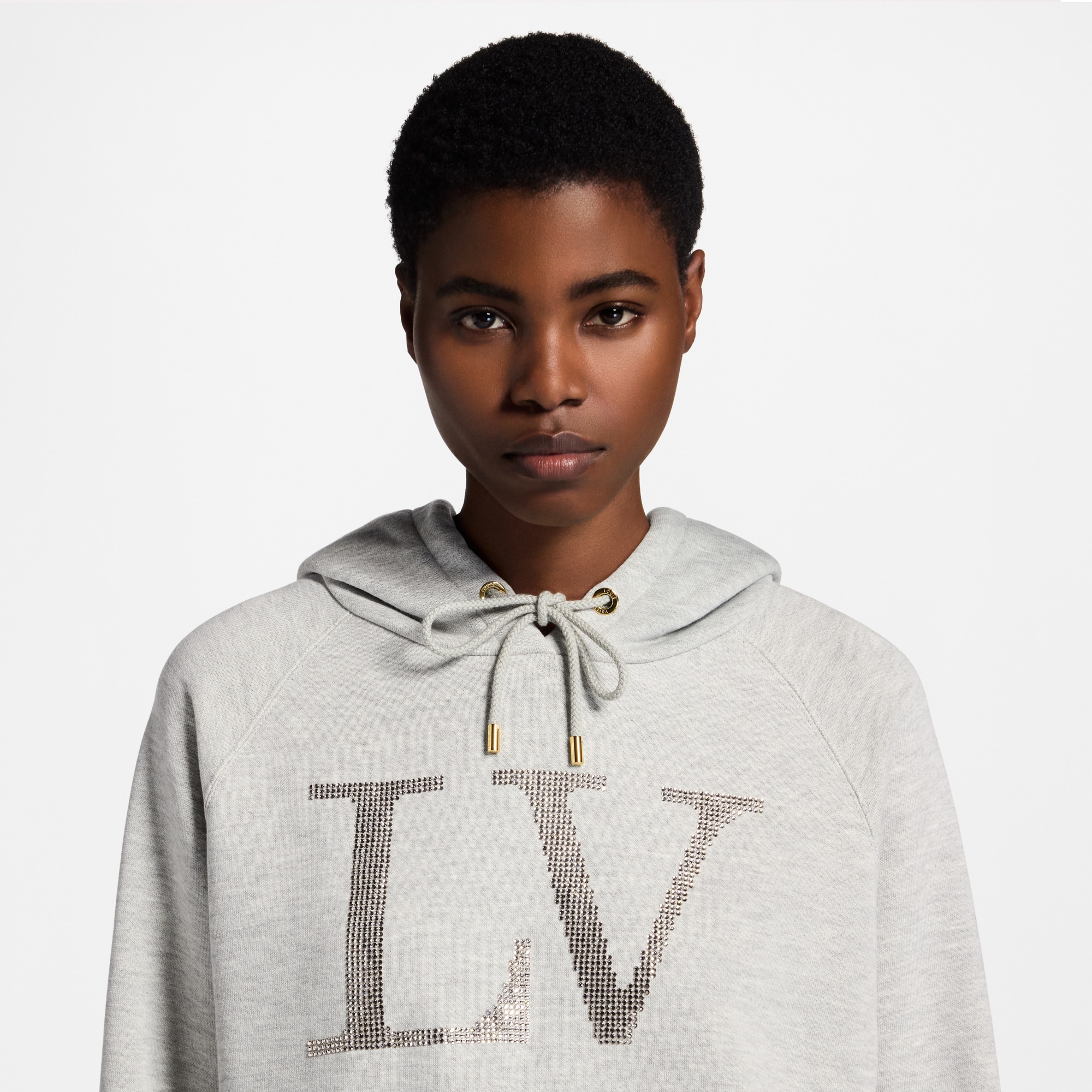 Rhinestone Signature Hoodie  in Women