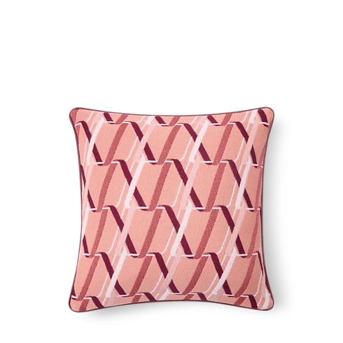 Ribbon Cushion 40x40 in Trunks, Travel and Home's Home and Art of Dining Home Textile collections by Louis Vuitton (Product zoom)