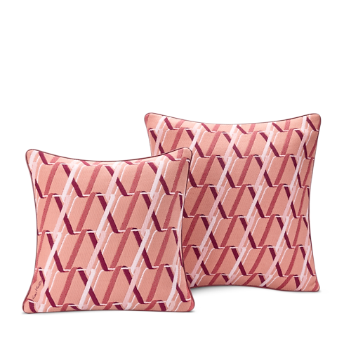 Ribbon Cushion 40x40 in Trunks, Travel and Home's Home and Art of Dining Home Textile collections by Louis Vuitton (Product zoom)