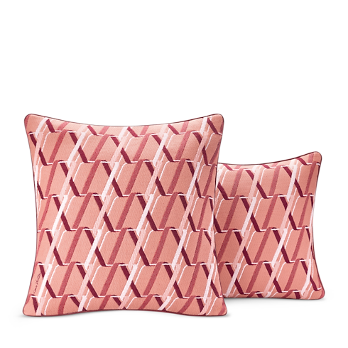Ribbon Cushion 50x50 in Trunks, Travel and Home's Home and Art of Dining Home Textile collections by Louis Vuitton (Product zoom)