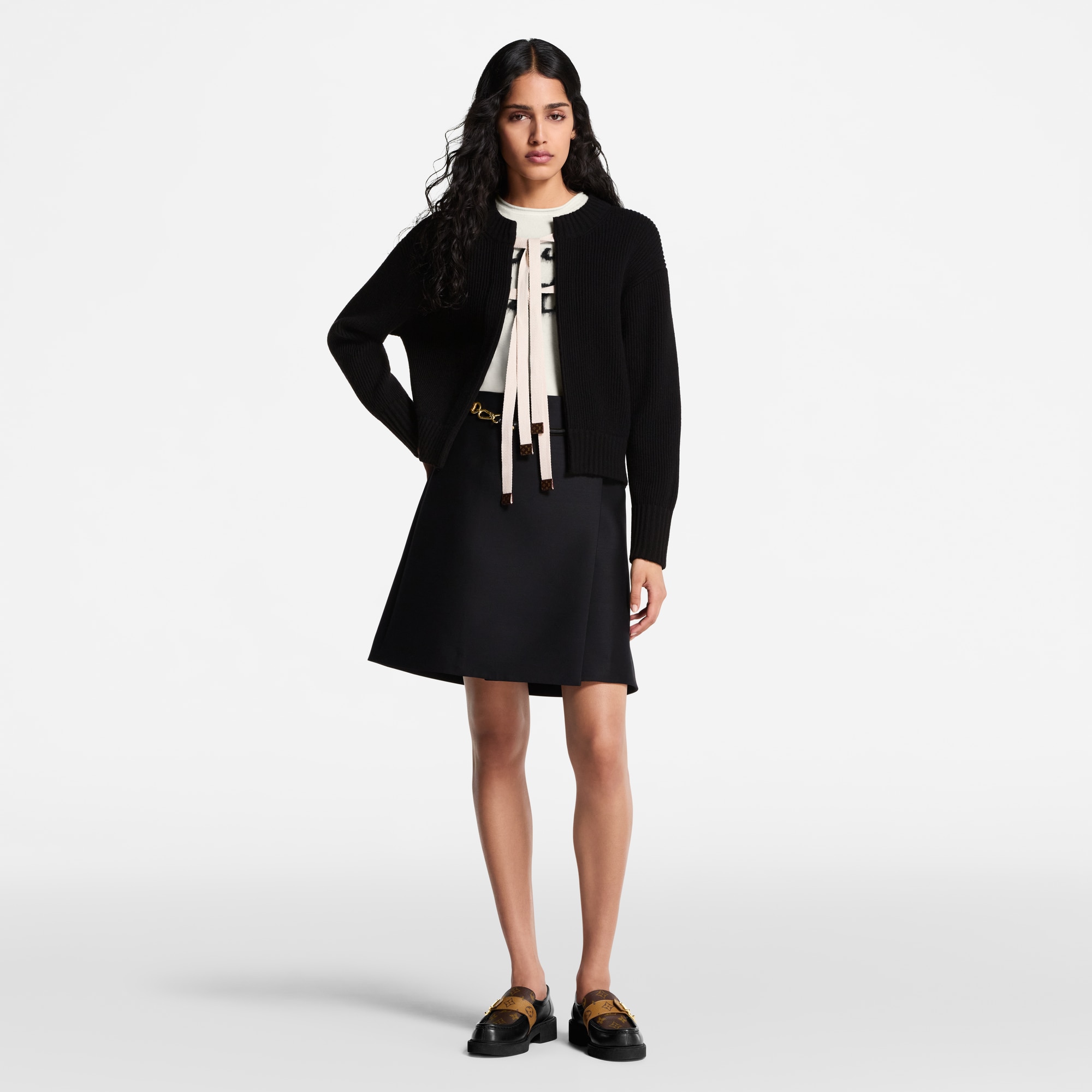 Ribbon Tie Cardigan  in Women