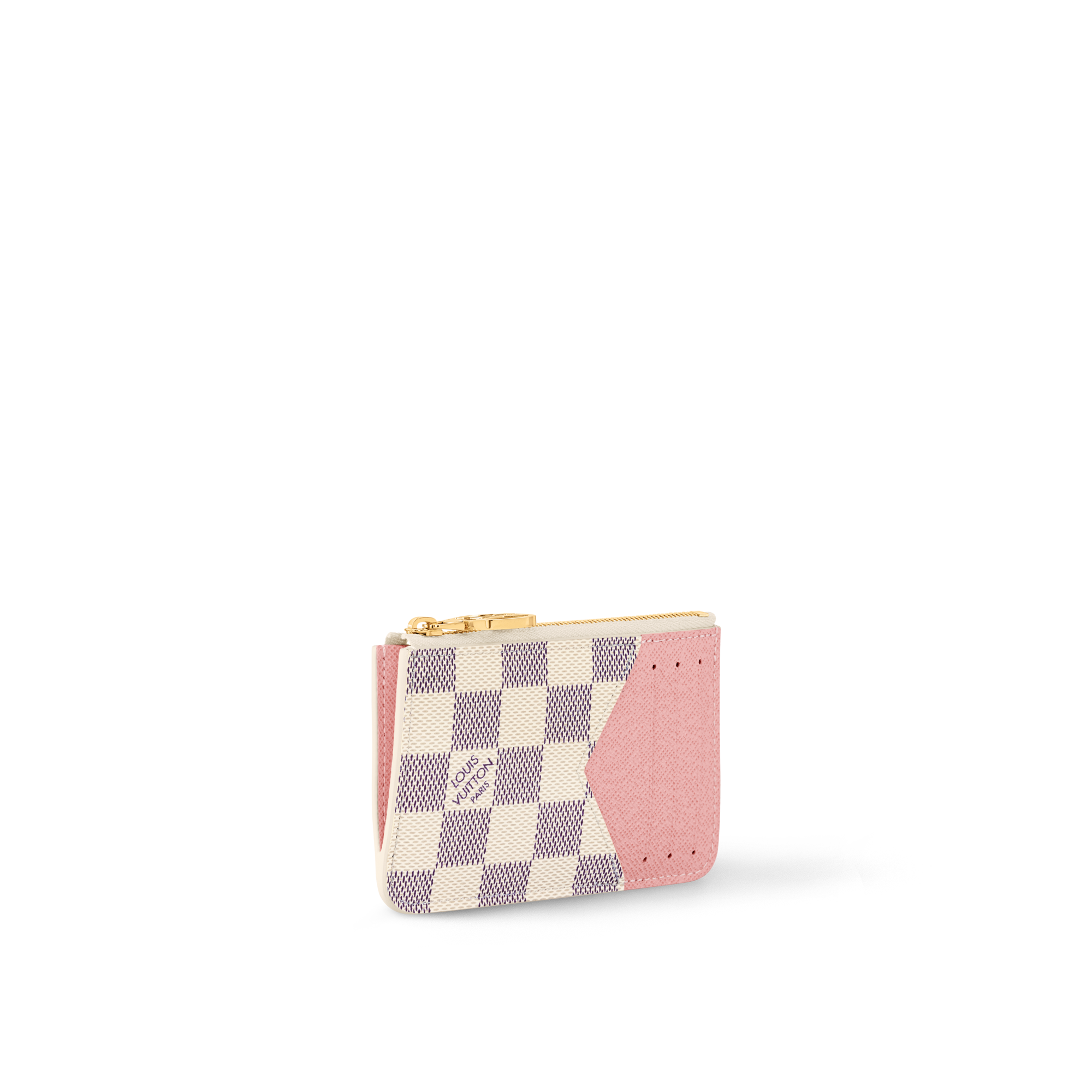 Romy Card Holder Damier Azur Canvas in Women