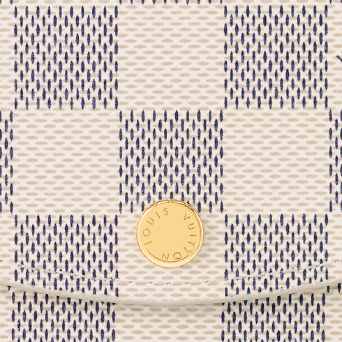 Rosalie Coin Purse Damier Azur Canvas in Women's Wallets and Small Leather Goods All Wallets and Small Leather Goods collections by Louis Vuitton (Product zoom)