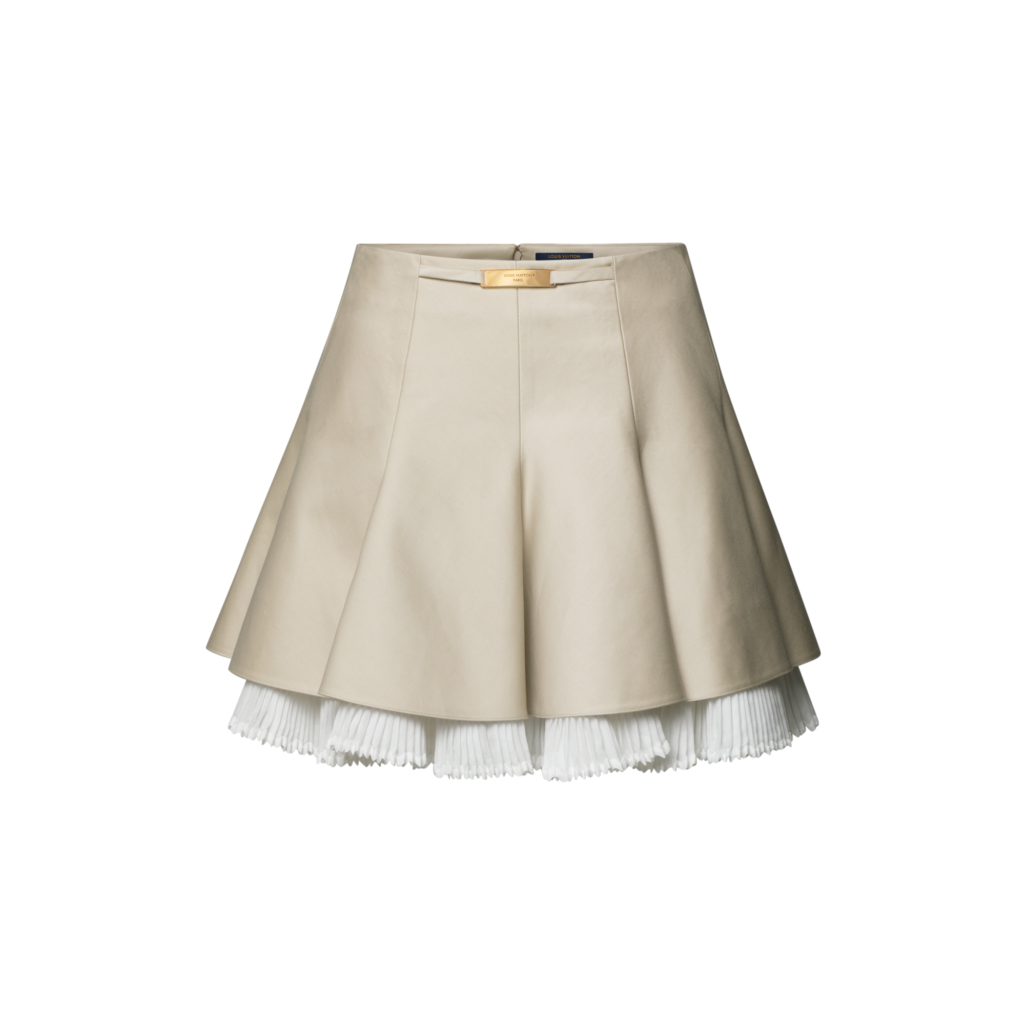 Louis Vuitton ホワイト プリーツスカート 34 Skirts All Ready-to 
