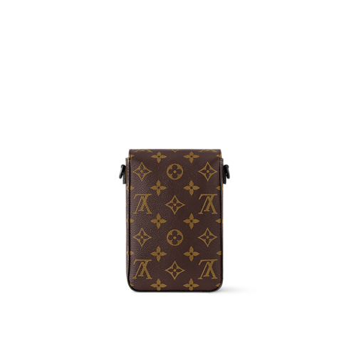 S-Lock Vertical Wearable Wallet Monogram Macassar Canvas in Men's Bags All Collections collections by Louis Vuitton (Product zoom)