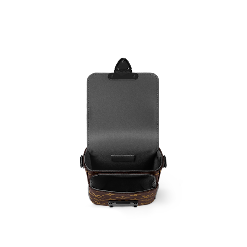 S-Lock Vertical Wearable Wallet Monogram Macassar Canvas in Men's Bags All Collections collections by Louis Vuitton (Product zoom)